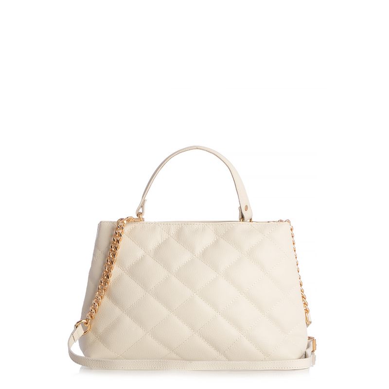 off-white バック Bolsa Couro Tiracolo Off White - Constance Calçados