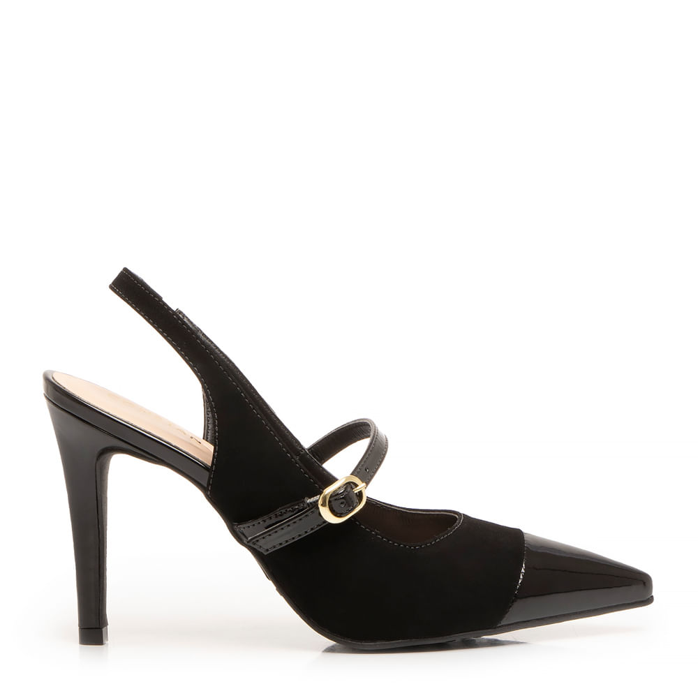 Scarpin preto hot sale constance