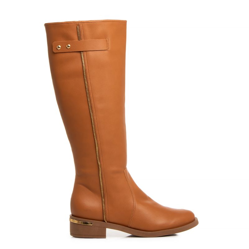 Constance Calçados Botas Na Constance Bota Caramelo Montaria