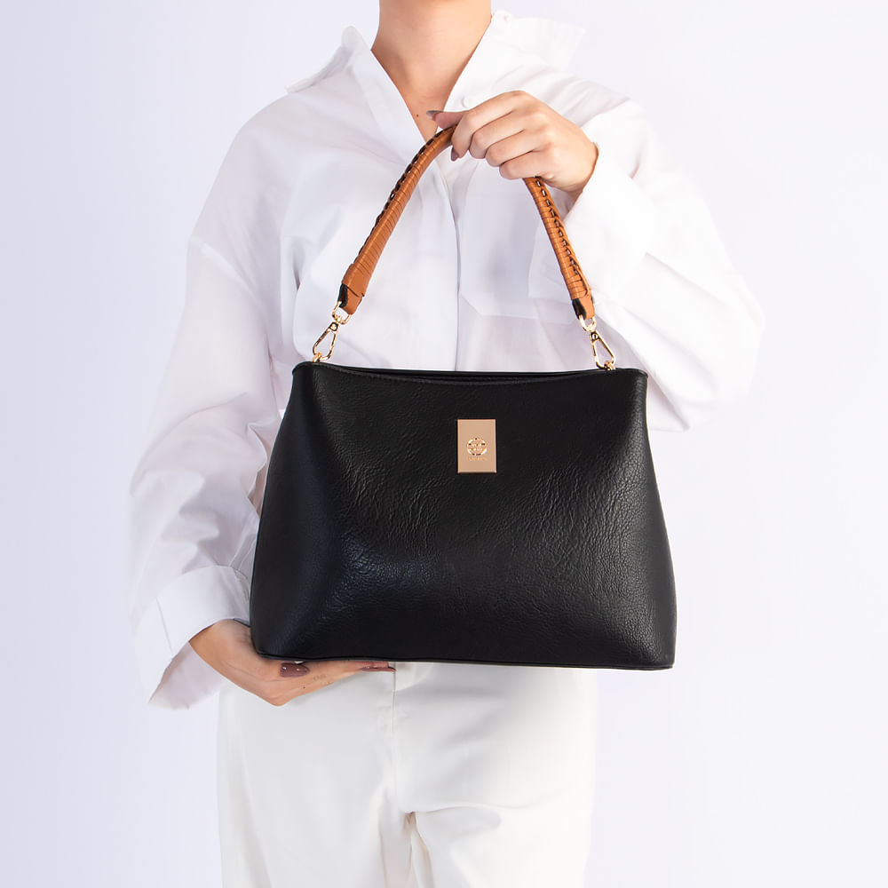 Bolsa Preta Grande - Constance Calçados