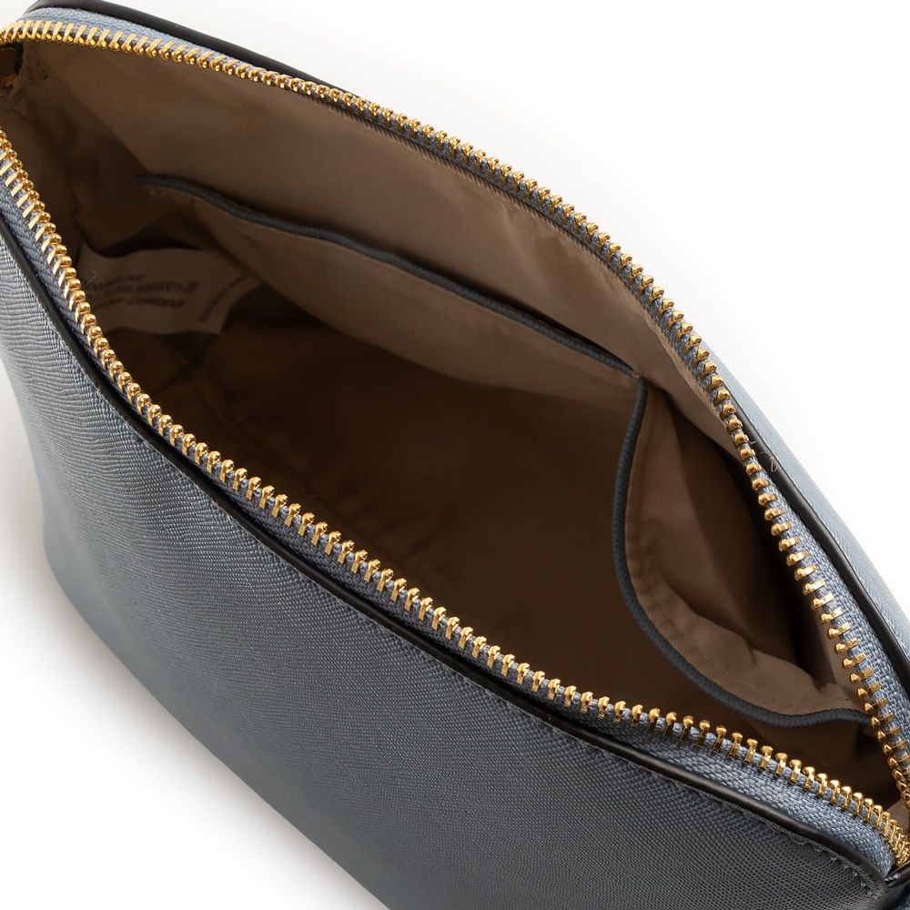 Encontraproduto.com.br - Bolsa Azul Preta Matelassê Esferas