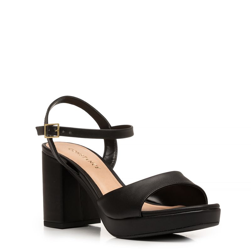 Sandália Meia Pata Preta Constance Calçados