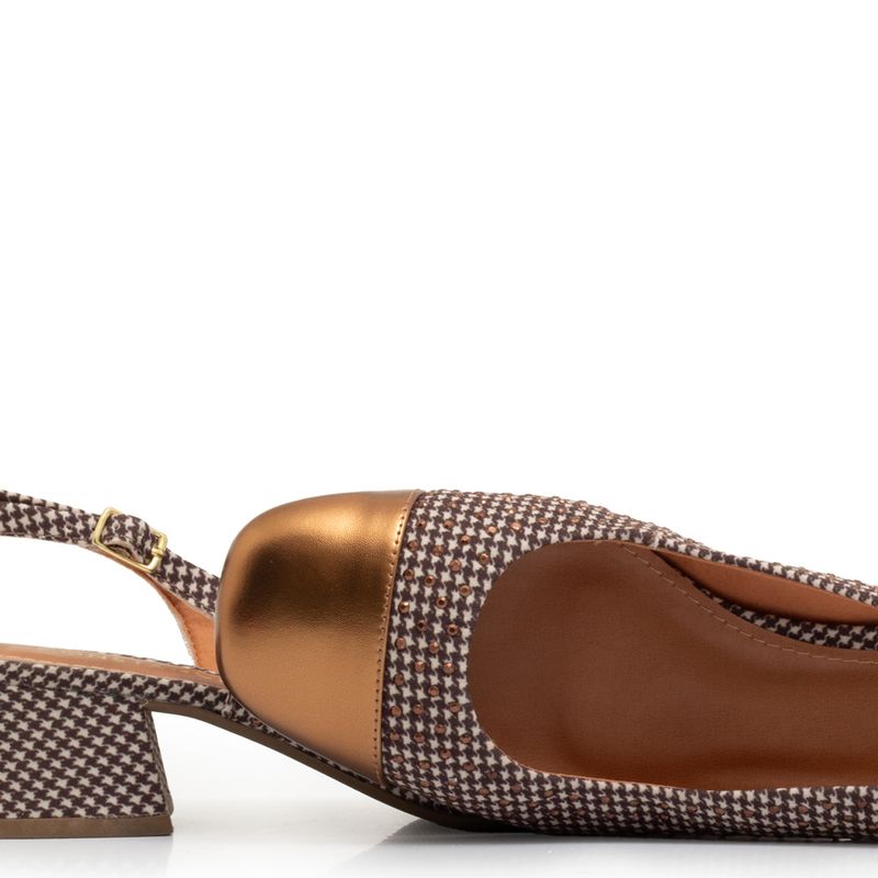 Scarpin Pied de Poule - Constance Calçados