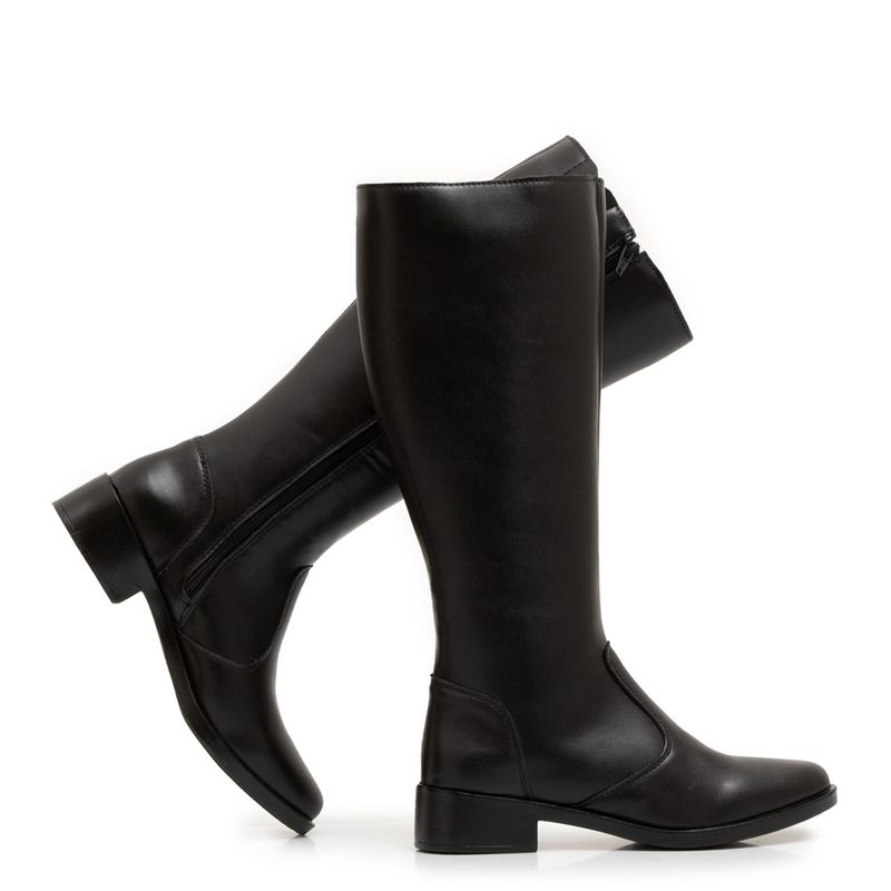 Bota Over Bota Couro Botas Loja Constance Bota Montaria Preta