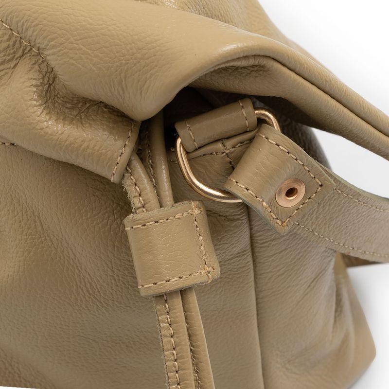 Bolsa Tiracolo Couro Fivela Verde - Constance Calçados