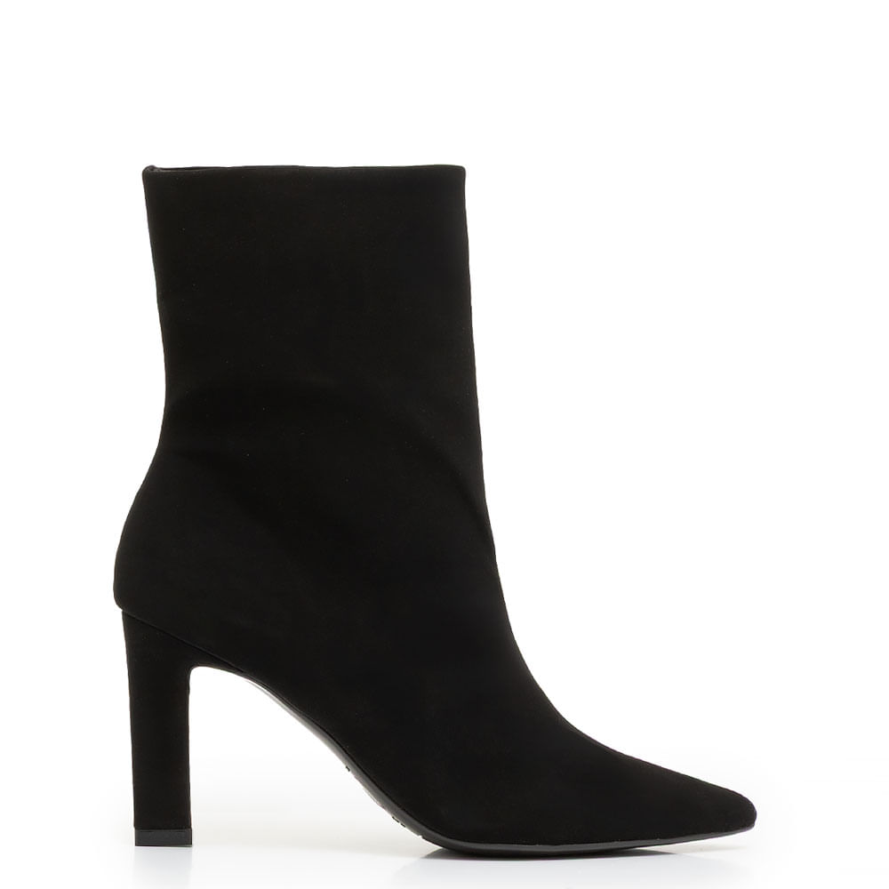 Bota Preta Nobuck Constance Calçados