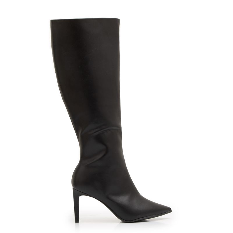 Bota Preta Cano Longo Constance Calçados