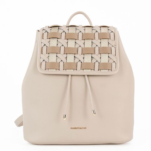 Mochila Alça Trançada Caramelo - Constance Calçados