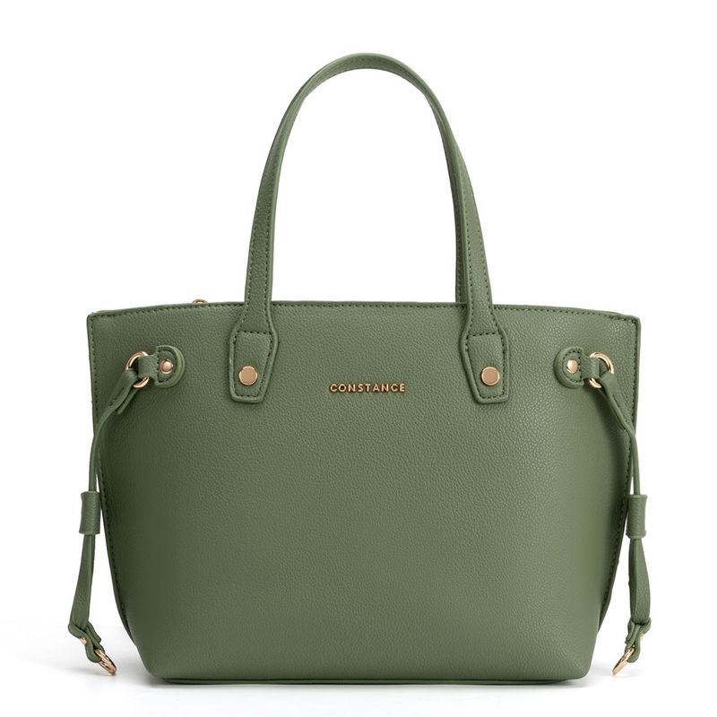 Bolsa Tiracolo Puxadores Laterais Verde - Constance Calçados