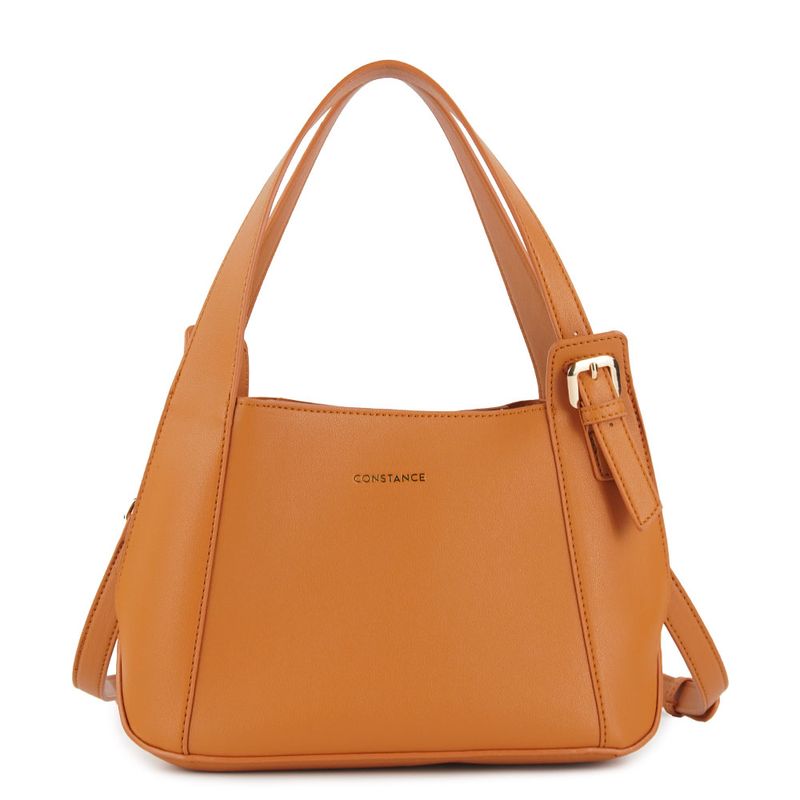 Bolsa Tiracolo Fivela Laranja - Constance Calçados