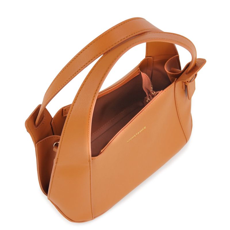 Bolsa Tiracolo Fivela Laranja - Constance Calçados