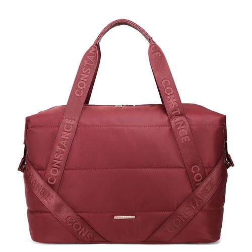 Mochila Caramelo Padrão Floral Grande - Constance Calçados