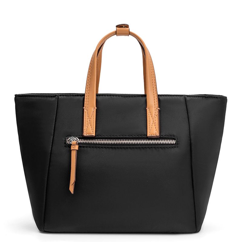 Bolsa Tiracolo Nylon Preta - Constance Calçados