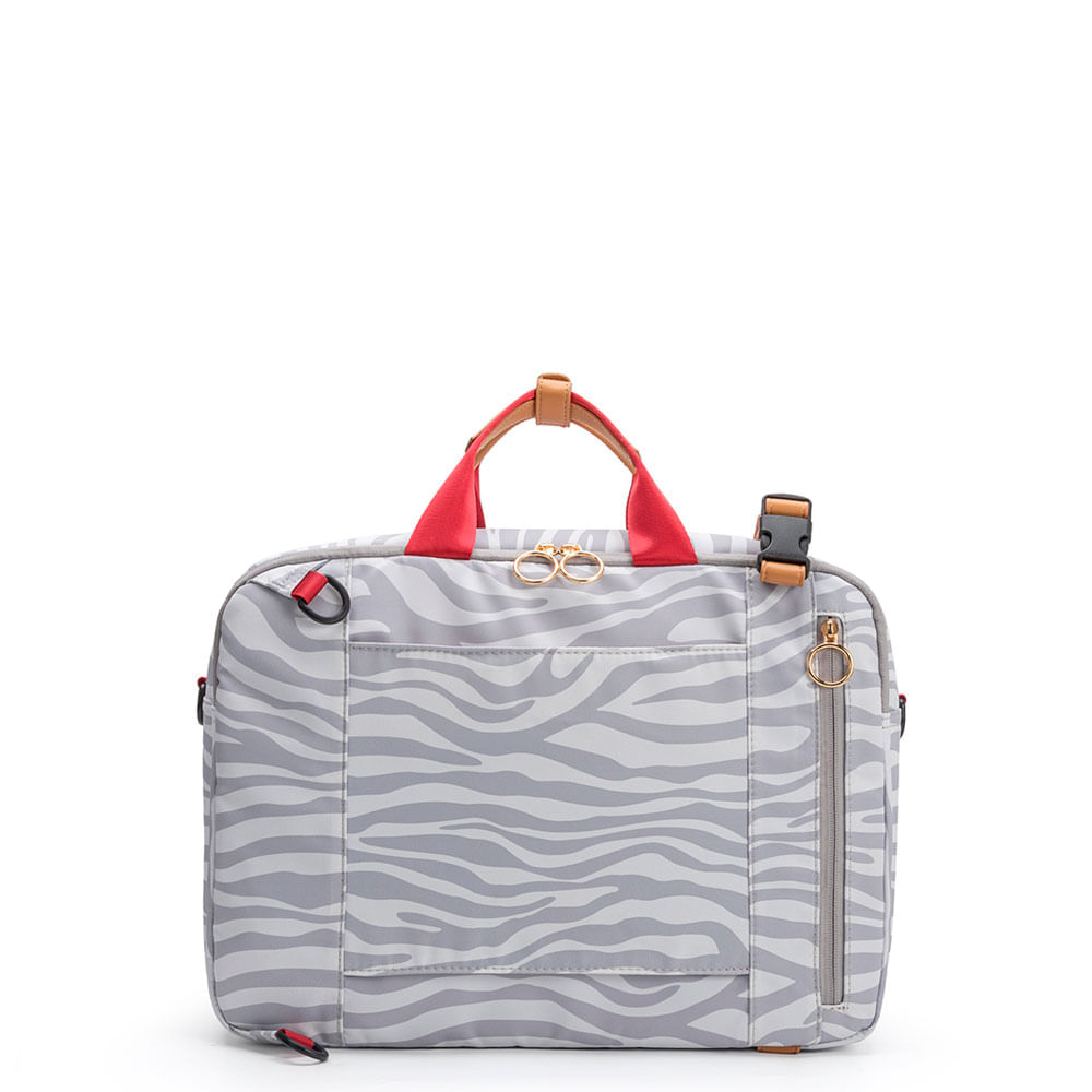 Mochila Nylon Estampada Zebra - Constance Calçados