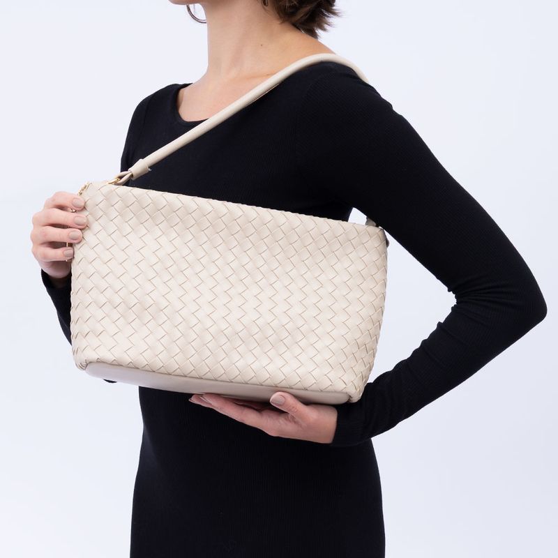 Bolsa Tressê Off White - Constance Calçados