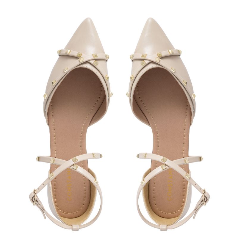 Sapatilha Off White Spikes - Constance Calçados