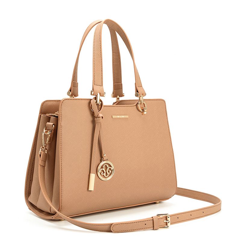 Bolsa Tote Chaveiro Caramelo - Constance Calçados