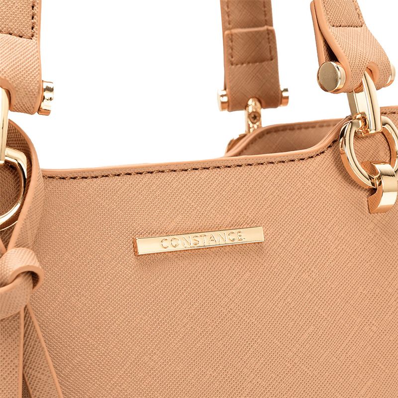 Bolsa Tote Chaveiro Caramelo - Constance Calçados